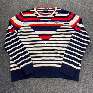 Polo Ralph Lauren Womens Size XL Hotel De Ralph Optic Stripe Cashmere Sweater